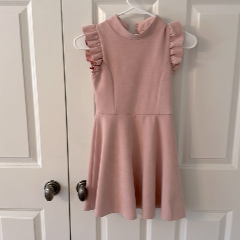 Girls pink dress size size 10